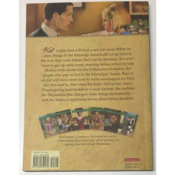 3 Pack American Girl Kit 1,2,6 Growing Up in 1934 Depression Era Story Books - Picture 16 of 16